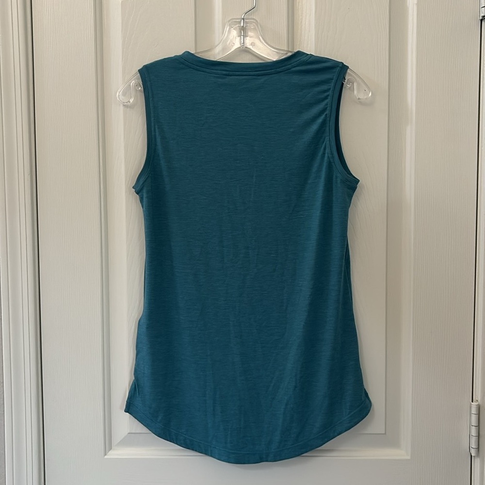 Athleta Teal Green V-Neck Tank Top - Picture 7 of 10